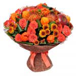 Букет цветов для бабушки