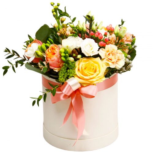 Цветы в коробке «Люсия»