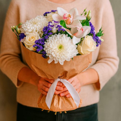 Букет «Белоснежная фантазия»