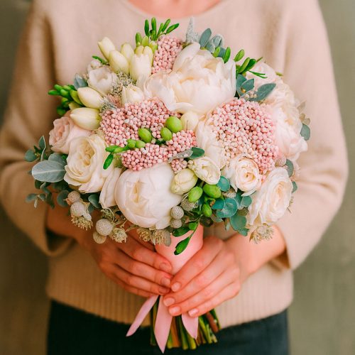 Букет невесты «Бриллиантовая греза»