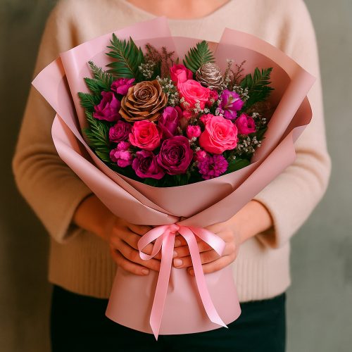 Букет «Розовое очарование»