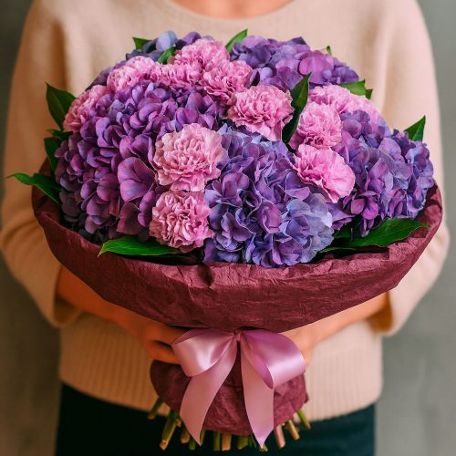 Букет цветов «Фиолетовая мечта»