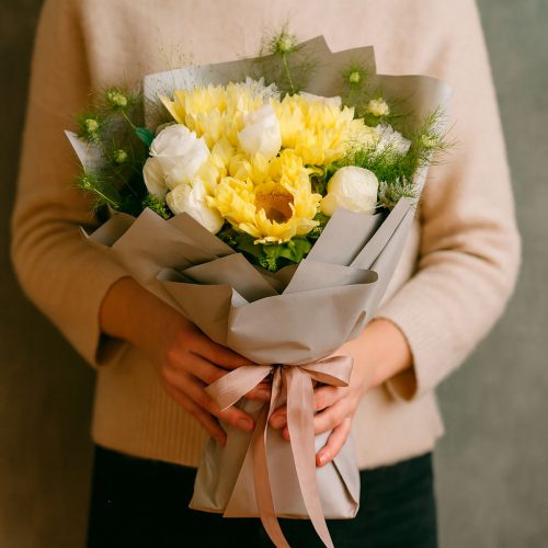 Букет цветов «Лунная загадка»