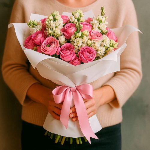 Букет цветов «Весеннее дыхание»