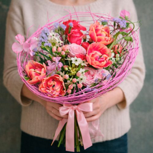 Цветочный букет «Рассвет»